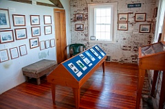 Inside Seguin Island Lighthouse Museum in Maine